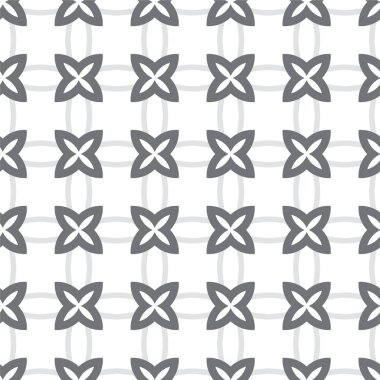 Geometrik soyut dikişsiz desen, vektör illüstrasyonu