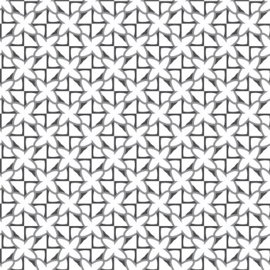 Geometrik soyut dikişsiz desen, vektör illüstrasyonu