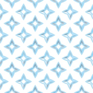 Geometrik yinelenen süs vektör deseni. Pastel tonları olan kusursuz tasarım dokusu