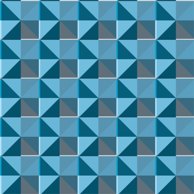 Geometrik şekilli kusursuz desen vektör çizimi  