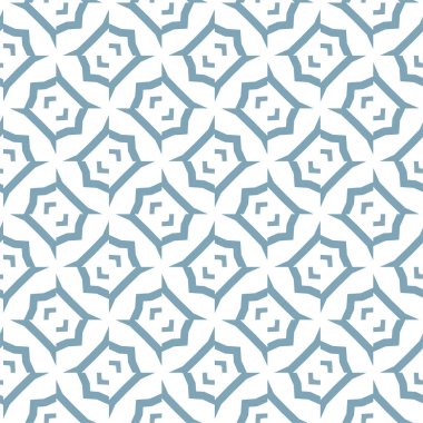Geometrik soyut dikişsiz desen, vektör illüstrasyonu