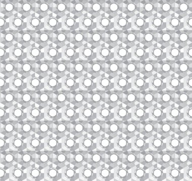 Geometrik soyut dikişsiz desen, vektör illüstrasyonu