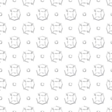 Geometrik yinelenen süs vektör deseni. Pastel tonları olan kusursuz tasarım dokusu