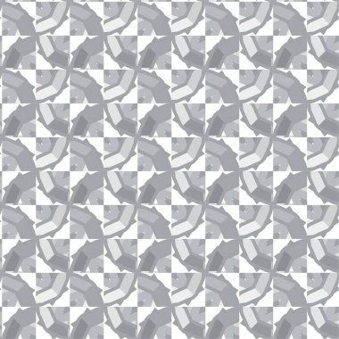 Geometrik soyut dikişsiz desen, vektör illüstrasyonu