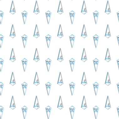 Geometrik soyut dikişsiz desen, vektör illüstrasyonu