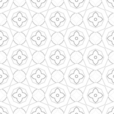 Geometrik soyut dikişsiz desen, vektör illüstrasyonu