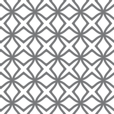 Geometrik şekilli kusursuz desen vektör çizimi  