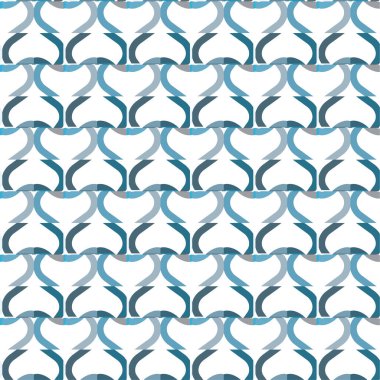 Geometrik soyut dikişsiz desen, vektör illüstrasyonu