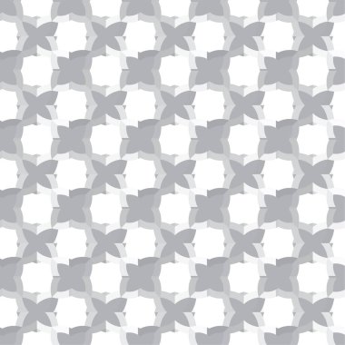 Geometrik şekilli kusursuz desen vektör çizimi  