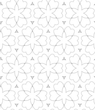 Geometrik soyut dikişsiz desen, vektör illüstrasyonu