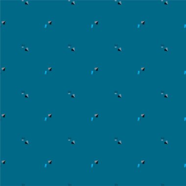 Geometrik şekilli kusursuz desen vektör çizimi  