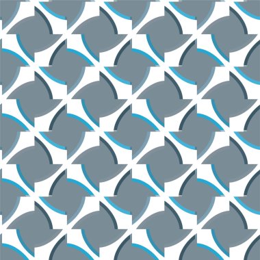 soyut geometrik dikişsiz desen, vektör illüstrasyonu