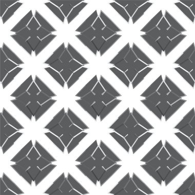 Geometrik soyut dikişsiz desen, vektör illüstrasyonu
