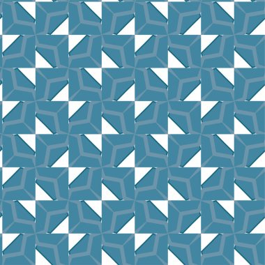Geometrik şekilli kusursuz desen vektör çizimi