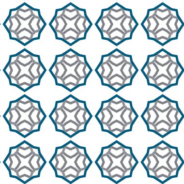 soyut geometrik dikişsiz desen, vektör illüstrasyonu