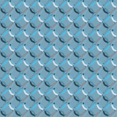 Geometrik soyut dikişsiz desen, vektör illüstrasyonu