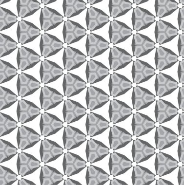 Geometrik soyut dikişsiz desen, vektör illüstrasyonu