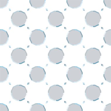 Geometrik soyut dikişsiz desen, vektör illüstrasyonu