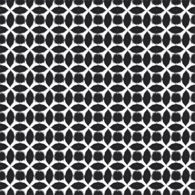 Geometrik soyut dikişsiz desen, vektör illüstrasyonu