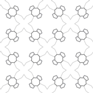 Geometrik soyut dikişsiz desen, vektör illüstrasyonu