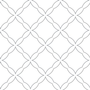 Geometrik soyut dikişsiz desen, vektör illüstrasyonu