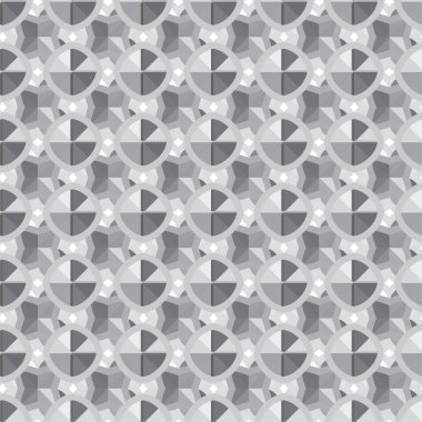 Geometrik soyut dikişsiz desen, vektör illüstrasyonu