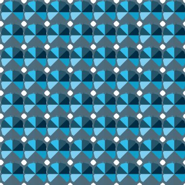 Geometrik soyut dikişsiz desen, vektör illüstrasyonu