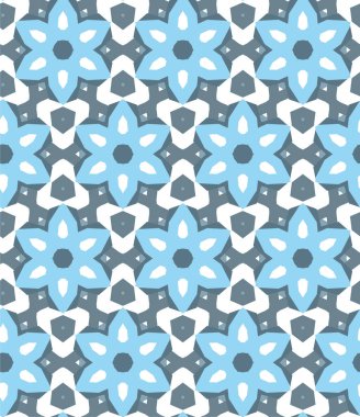 soyut geometrik dikişsiz desen, vektör illüstrasyonu