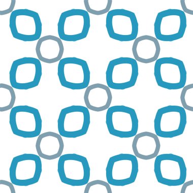 Geometrik soyut dikişsiz desen, vektör illüstrasyonu