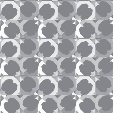 Geometrik soyut dikişsiz desen, vektör illüstrasyonu