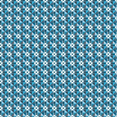 Geometrik soyut dikişsiz desen, vektör illüstrasyonu