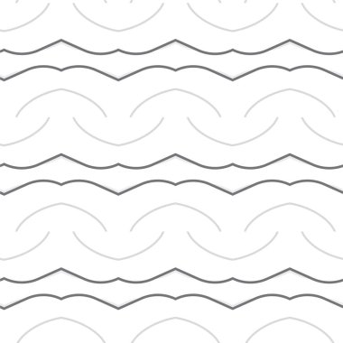 Geometrik soyut dikişsiz desen, vektör illüstrasyonu