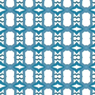 Geometrik şekilli kusursuz desen vektör çizimi  