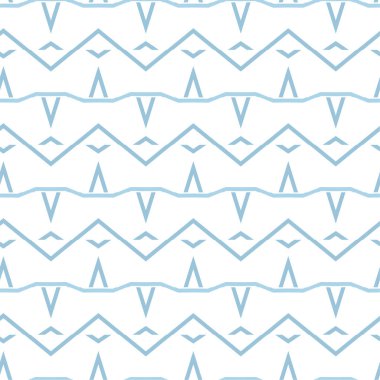 soyut geometrik dikişsiz desen, vektör illüstrasyonu