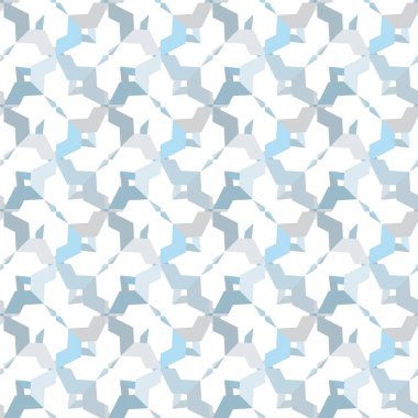 Geometrik soyut dikişsiz desen, vektör illüstrasyonu