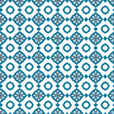 Geometrik soyut dikişsiz desen, vektör illüstrasyonu