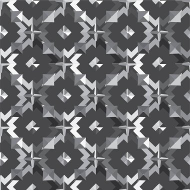 soyut geometrik dikişsiz desen, vektör illüstrasyonu