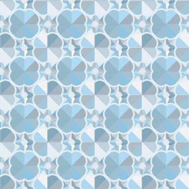 soyut geometrik dikişsiz desen, vektör illüstrasyonu