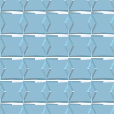 Geometrik soyut dikişsiz desen, vektör illüstrasyonu