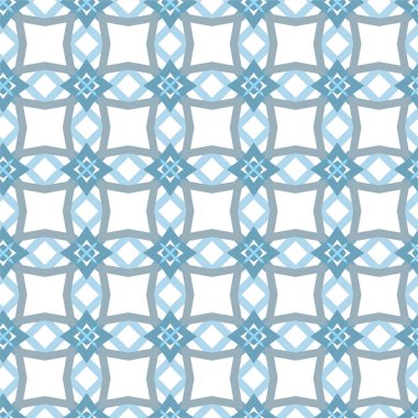 Geometrik yinelenen süs vektör deseni. Pastel tonları olan kusursuz tasarım dokusu