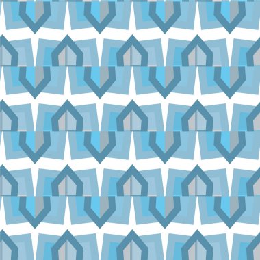 Geometrik soyut dikişsiz desen, vektör illüstrasyonu