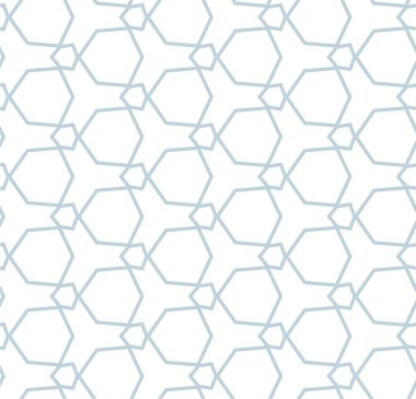 Geometrik soyut dikişsiz desen, vektör illüstrasyonu