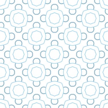 Geometrik soyut dikişsiz desen, vektör illüstrasyonu