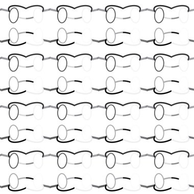 soyut geometrik dikişsiz desen, vektör illüstrasyonu