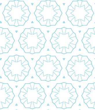 Geometrik soyut dikişsiz desen, vektör illüstrasyonu