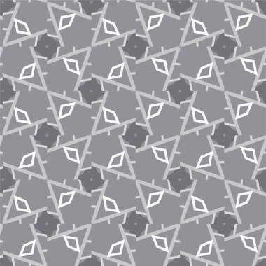 Geometrik soyut dikişsiz desen, vektör illüstrasyonu