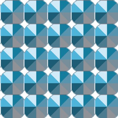 Geometrik soyut dikişsiz desen, vektör illüstrasyonu