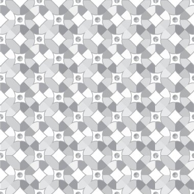 Geometrik soyut dikişsiz desen, vektör illüstrasyonu