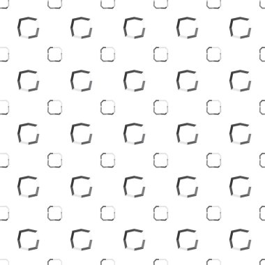 Geometrik soyut dikişsiz desen, vektör illüstrasyonu