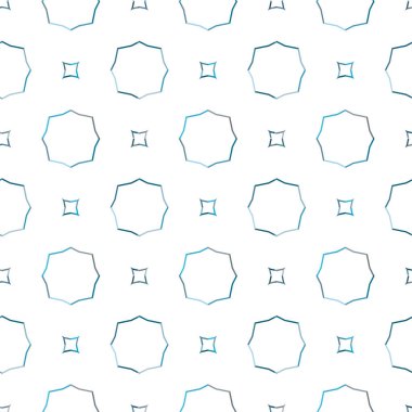 Geometrik soyut dikişsiz desen, vektör illüstrasyonu